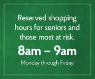 Senior shopping hours